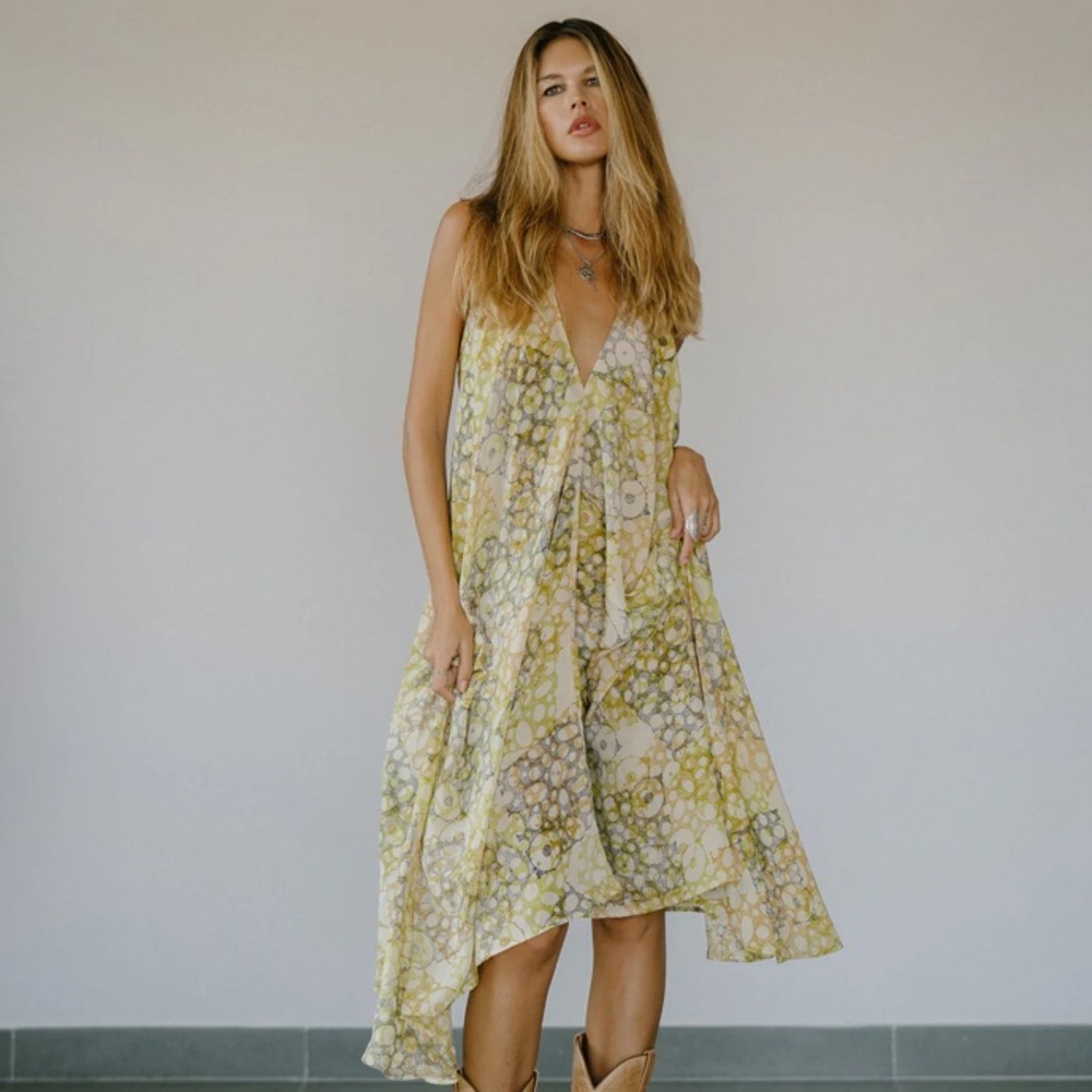 ⚡️FINAL PRICE!⚡️Sun Child “Taylor” Dress ONE OF A KIND! Handmade,India STUNNING!
